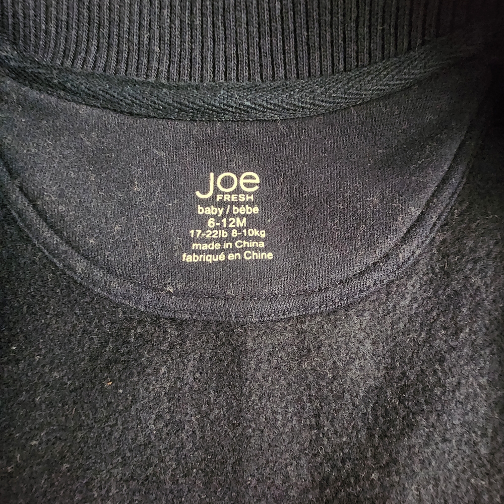 🎉Joe Fresh - Navy and White Boy's Jacket - Size: 6-12 Months - Picture 4 of 5